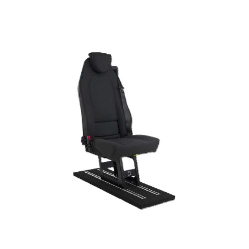 Drivers Seat Jany 805 Reclining Back Grey Vinyl RH Belt